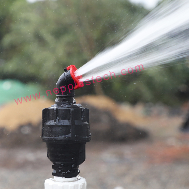 Irrigatori rotatori in plastica 360 con sistema di irrigazione per agricoltura e giardino