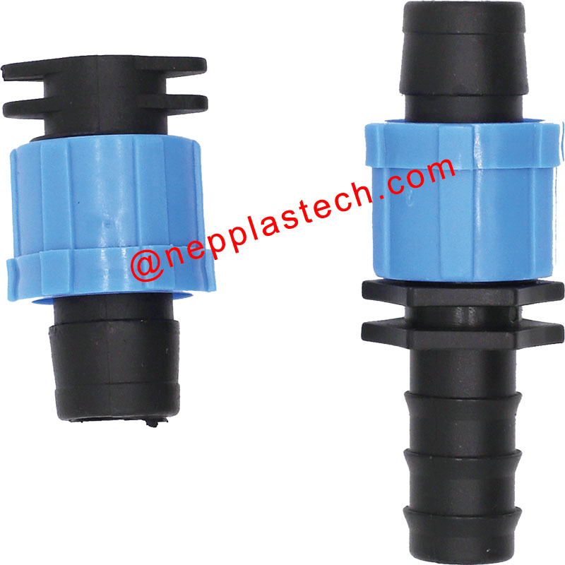 componenti per irrigazione a goccia d'acqua per impianti agricoli agricoli connettori a nastro Dn16mm