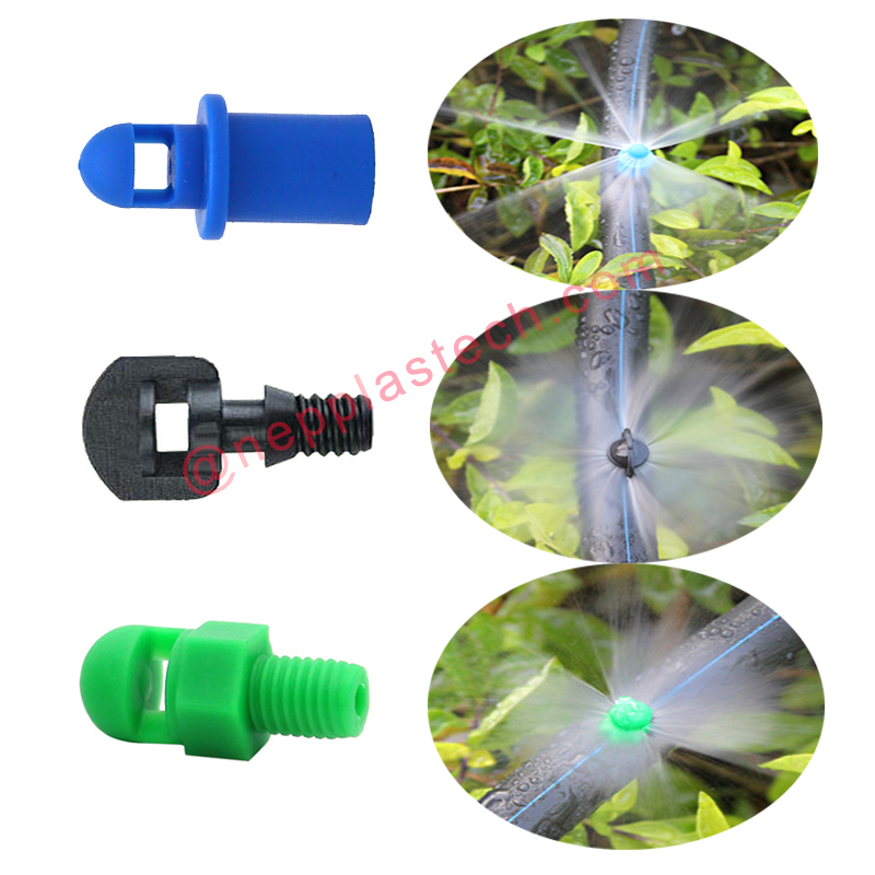 mini nebulizzatori in linea per nebulizzatori rifrattivi per micro irrigazione per alberi da frutto per frutteto