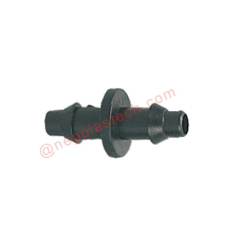 sistema di irrigazione giardino Doppio connettori rettili a griglia 4*7mm di raccordi a tubo per tubi di drippers di fiori