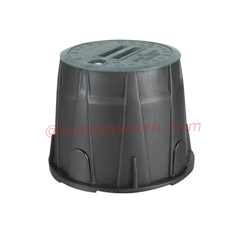 sistema di irrigazione automatica solare paesaggio 6 10 12 pollici valvola di plastica e scatola contatore dell'acqua