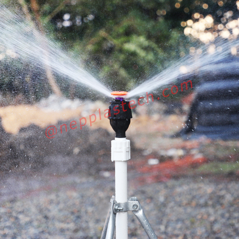 plastica 1\/2 pollice Irrigatore ad impulso per irrigazione del prato e irrigatori rotanti per irrigazione del giardino