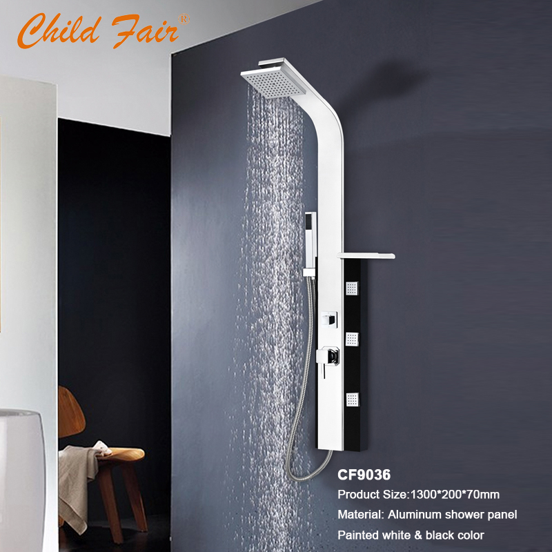 Pannello doccia per bagno CF9036, pannello doccia in alluminio, pannello doccia per massaggio
