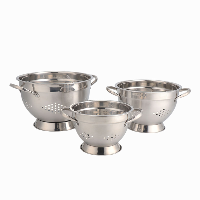Hot Sale Euro Polited Mirror Finisce colanders per l'acqua filtrata da frutta e verdura