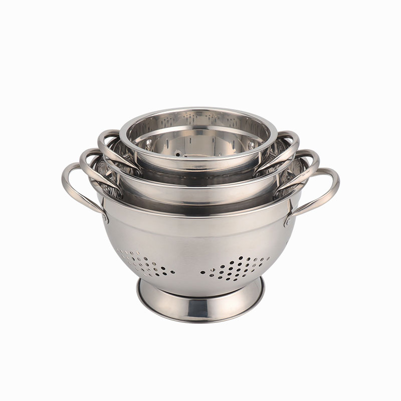 Hot Sale Euro Polited Mirror Finisce colanders per l'acqua filtrata da frutta e verdura