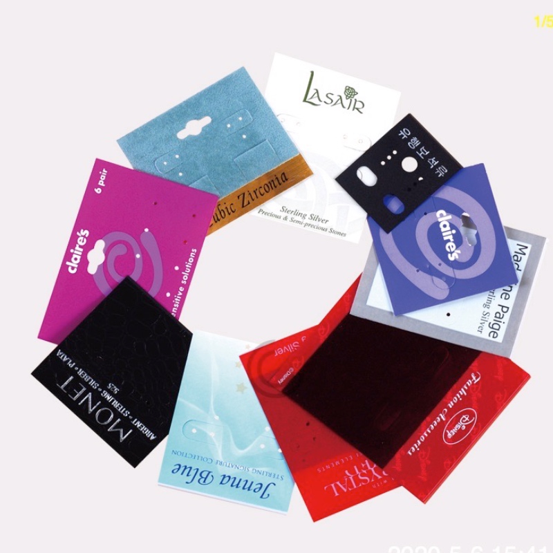 Carta di gioielli in plastica