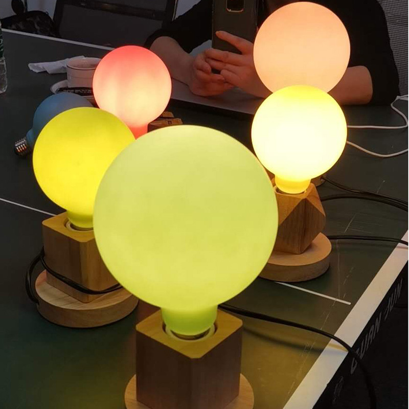 NUOVO design Deco filamento E27 ha condotto la luce macaron decorazione lampadina