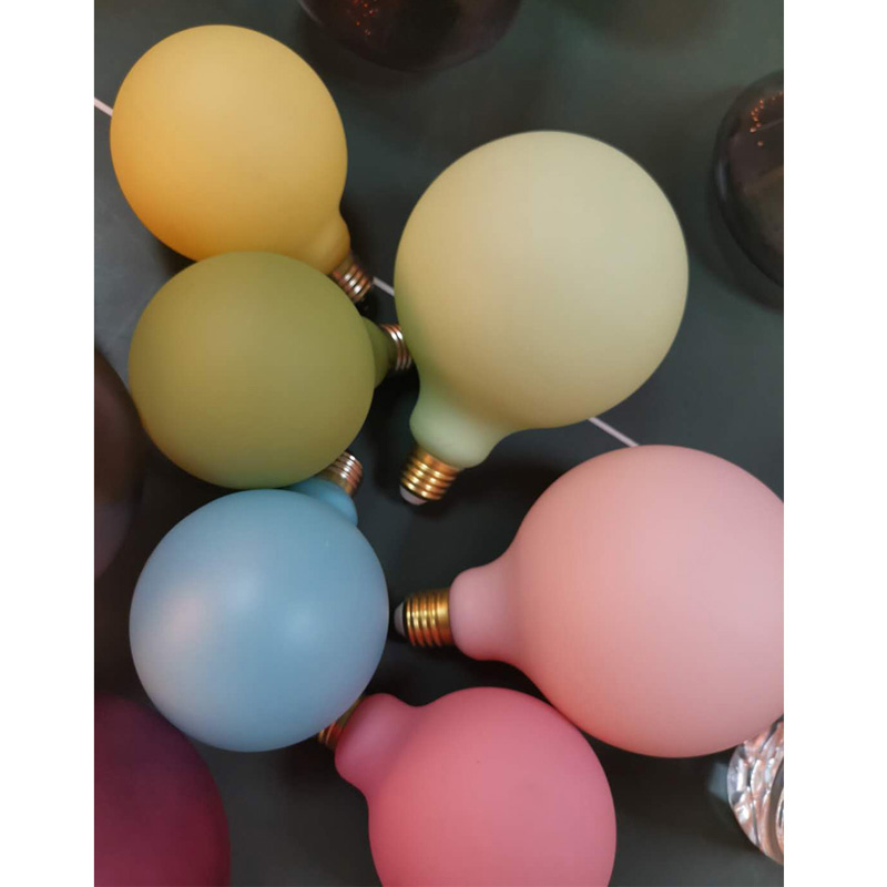 NUOVO design Deco filamento E27 ha condotto la luce macaron decorazione lampadina