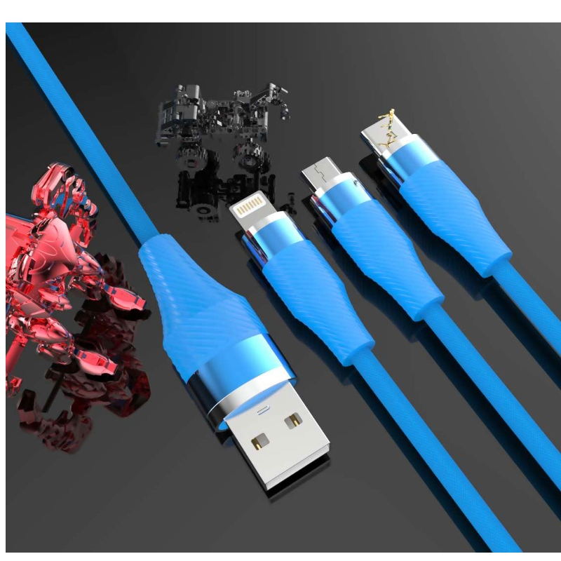 Cavi per telefono cellulare intrecciati USB 2.0 in tessuto