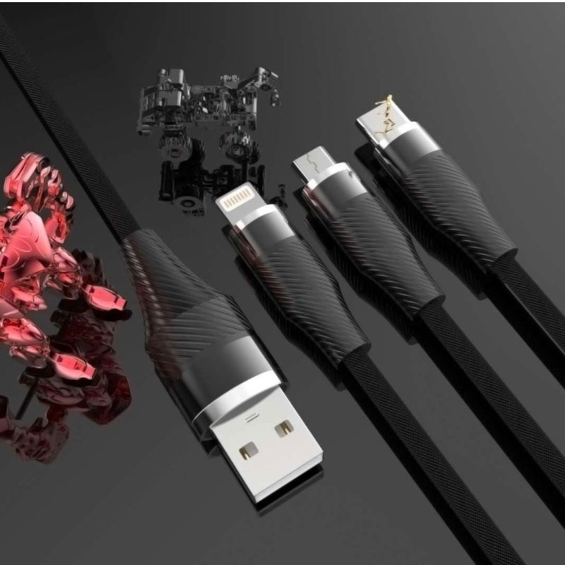 Cavi per telefono cellulare intrecciati USB 2.0 in tessuto