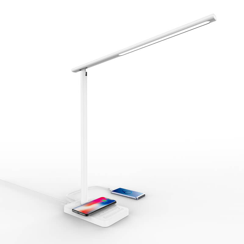 Caricabatterie wireless veloce per lampada da scrivania a LED