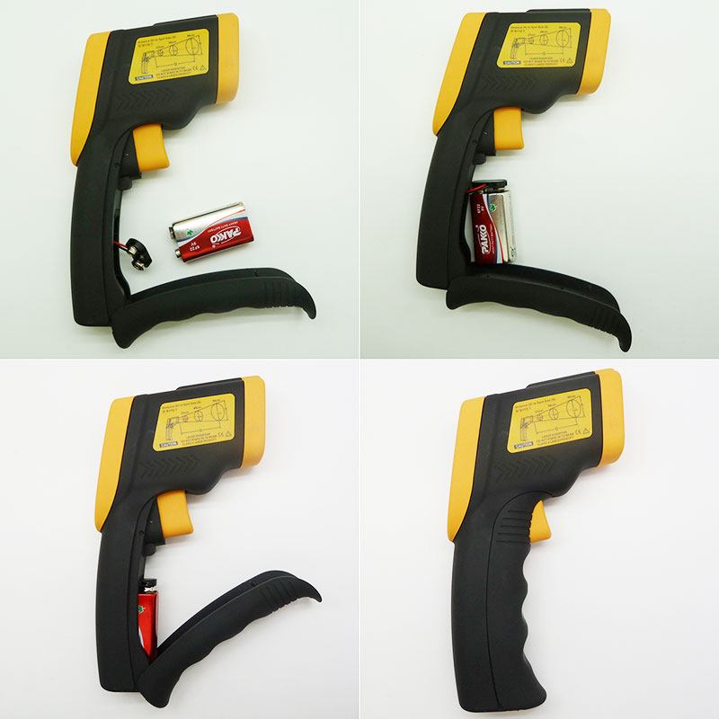 Tipo di pistola digitale DT8530 -50-530 Grado CE approvato IR Termometro a infrarossi Termometro a infrarossi senza contatto Termometro industriale