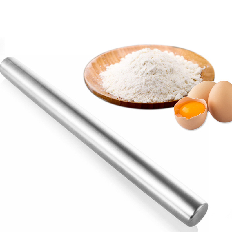 Mattarello per gnocchi di alta qualità per cuocere il mattarello da cucina in acciaio inossidabile antiaderente