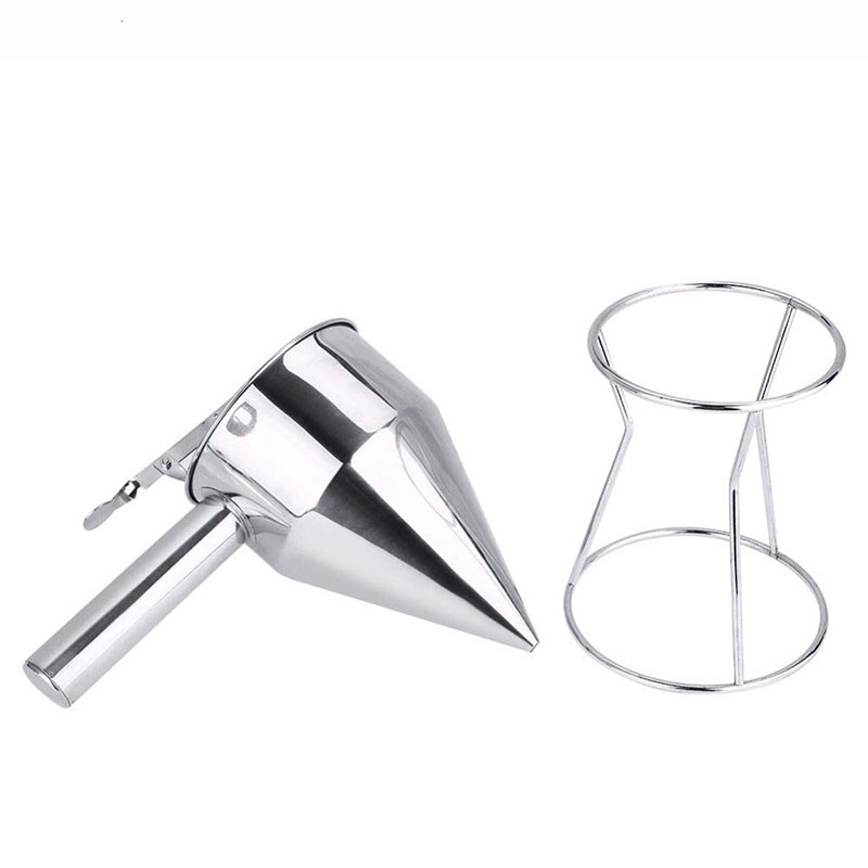 Imbuto da cucina con griglia Imbuto Spezie Pancake Dispenser pastella Imbuto Polpette Sfere Strumenti