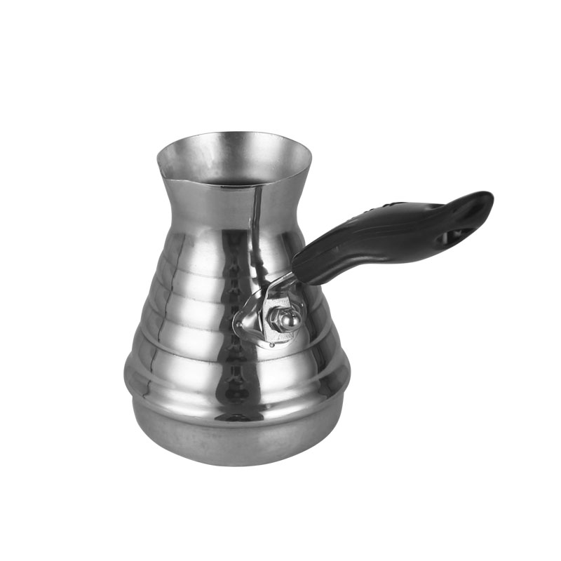 Scaldavivande e burro per il caffè del caffè turco in casa vintage in acciaio inossidabile