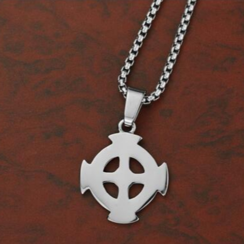 Gioielli personalizzati Uomini di moda coreani's Stainless Steel Cross Pendant tag Retro Pattern Cross Pendant