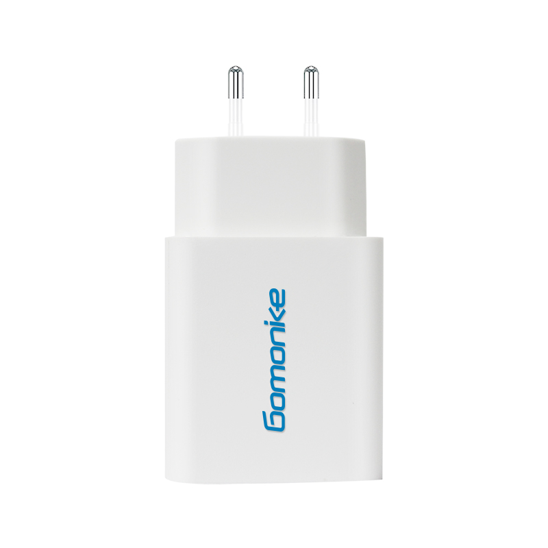 Adattatore spina europea, caricatore da parete USB doppio 2.1A compatibile con telefoni iPhone, Samsung, LG e Android