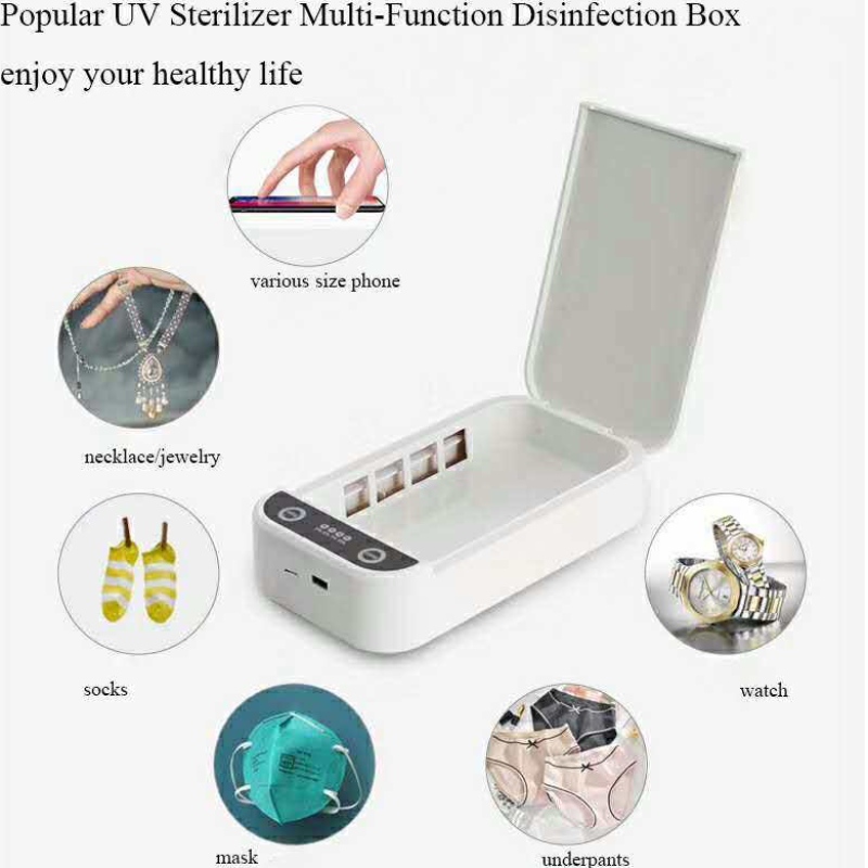 Multi-funzione sterilizzatore UV Sanitizer Disinfezione Box