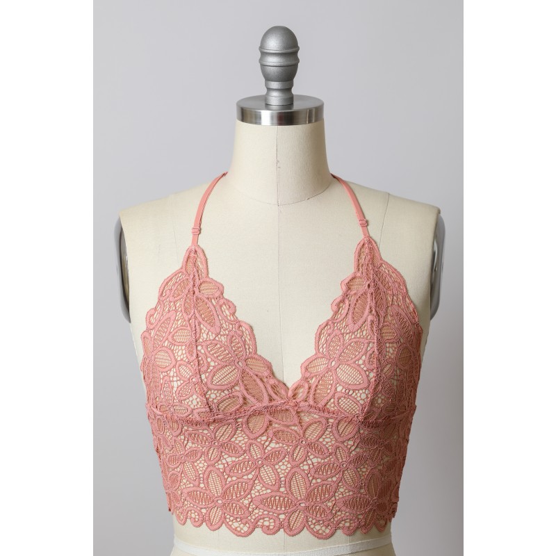 GA-5426 Racerback Flower Pizzo Bralette