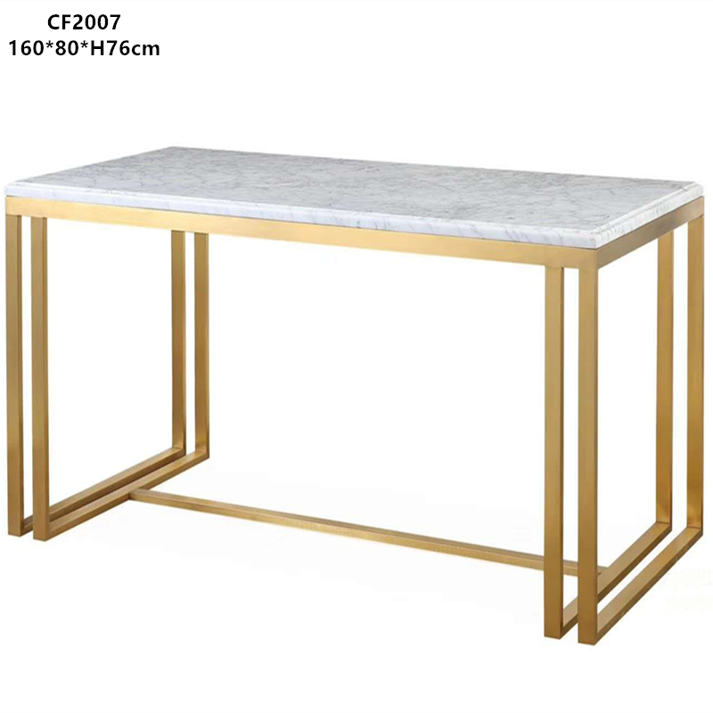 Tavolo da pranzo, tavolo in metallo, tavolo in legno massello, tavolo in marmo, tavolo d'albergo