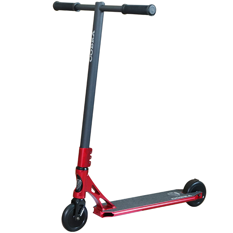 120mm stunt scooter (rosso anodizzato)