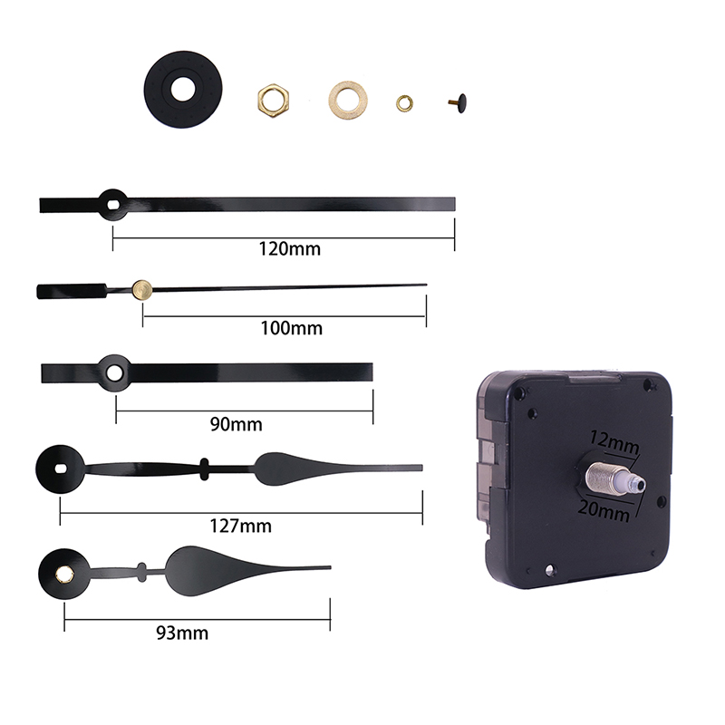 20mm macchina dell'orologio del quarzo e HR9865 HR 2057 lancette dell'orologio