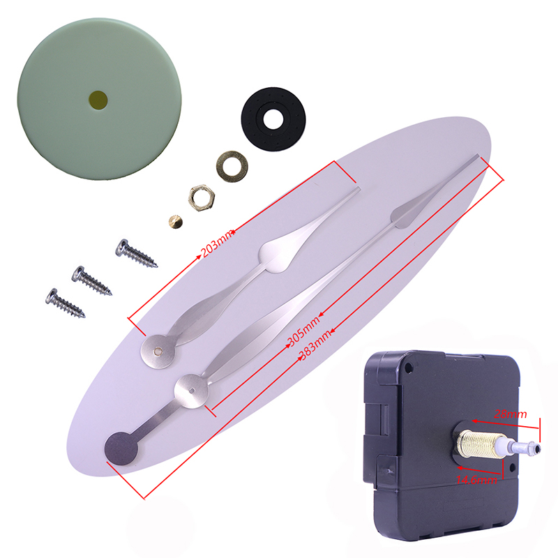 Movimento dell'orologio HR1688-23mm e lancetta bianca del movimento delle lancette dell'orologio da parete HR01086