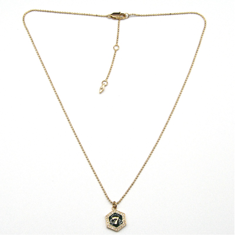 Pietra in acciaio inossidabile in pietra digitale Pendente Necklace rfbnck1022