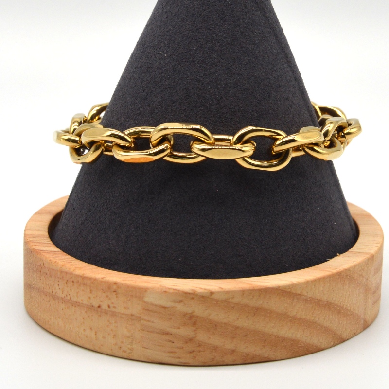 bracciale a catena di acciaio inox rfbbg0356