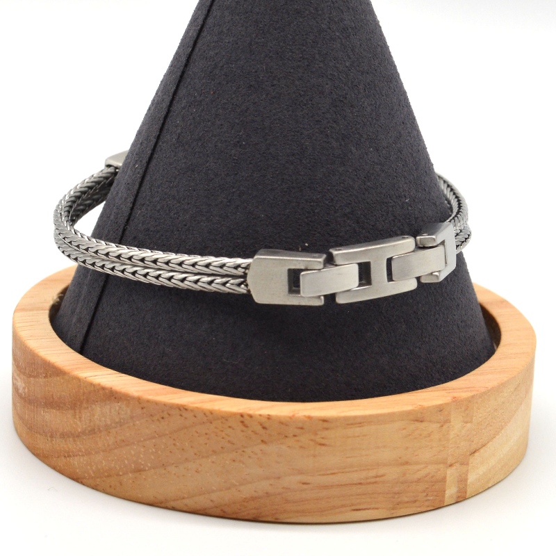 bracciale a catena di acciaio inossidabile