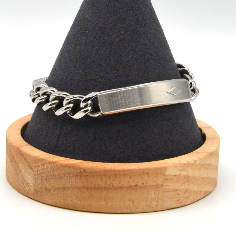 bracciale a catena di acciaio inox rfbbg1622