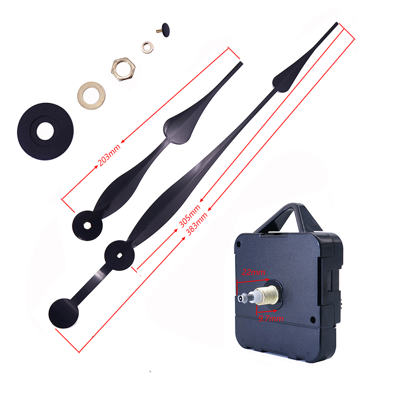 HR1688 Macchina per orologio al quarzo da 15 mm e lancette per orologio in alluminio