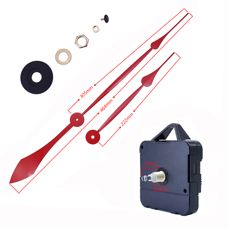 HR1688 Macchina per orologio al quarzo da 15 mm e lancette per orologio in alluminio