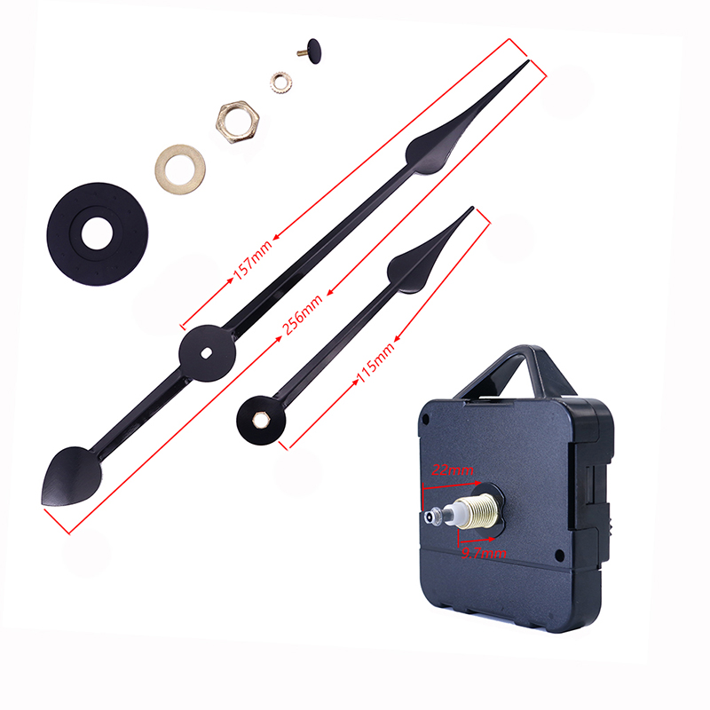 HR1688 Macchina per orologio al quarzo da 15 mm e lancette per orologio in alluminio