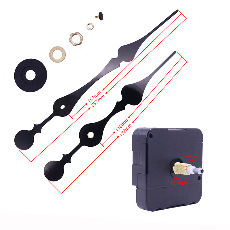 vendita calda 20mm super torque I movimento dell'orologio dell'albero e grandi lancette dell'orologio