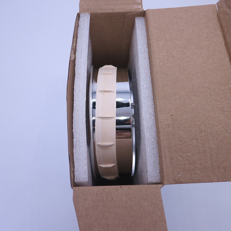 inserto orologio in metallo di lusso diametro 133 mm argento