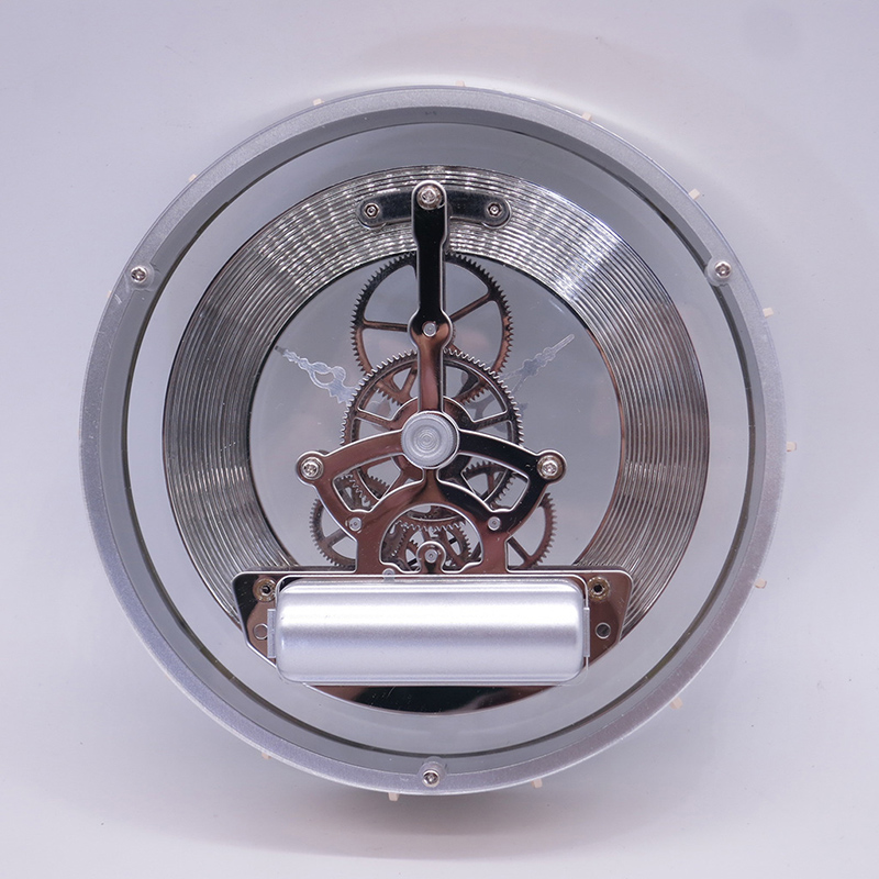 parte dell'orologio con inserto orologio scheletro argento diametro 149MM