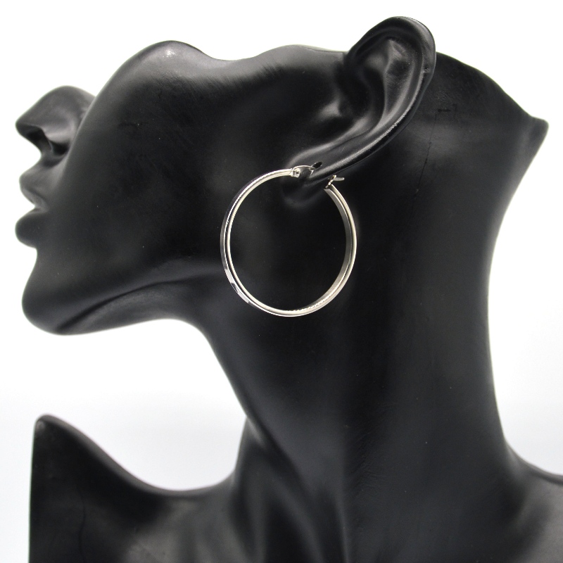 Acciaio inox rotondo Earring rfbear1656