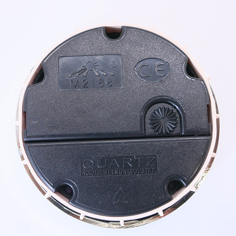 diametro 65mm tondo muro dell'orologio d'argento