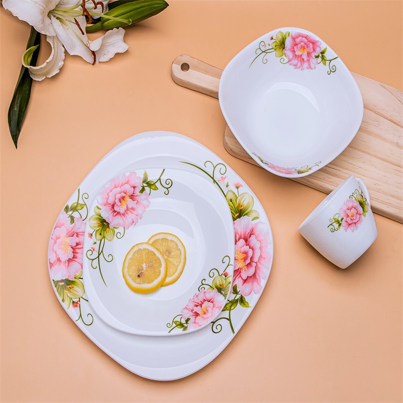 16F &piazza Cena Set Resistente alla resistenza Opal Glassware