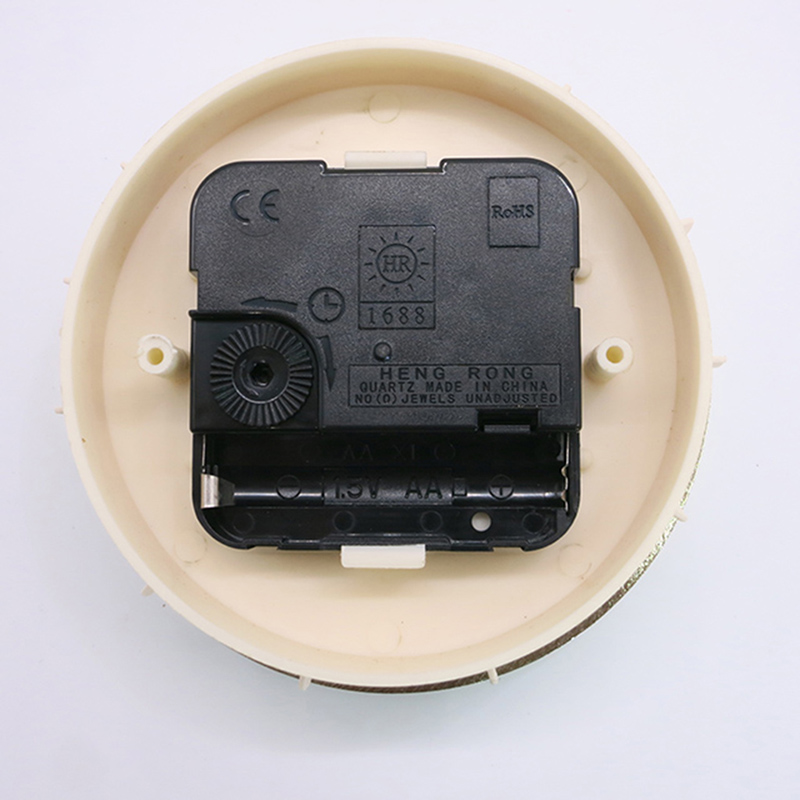 Diametro 102mm di fondo bianco oro oro dell'orologio da parete