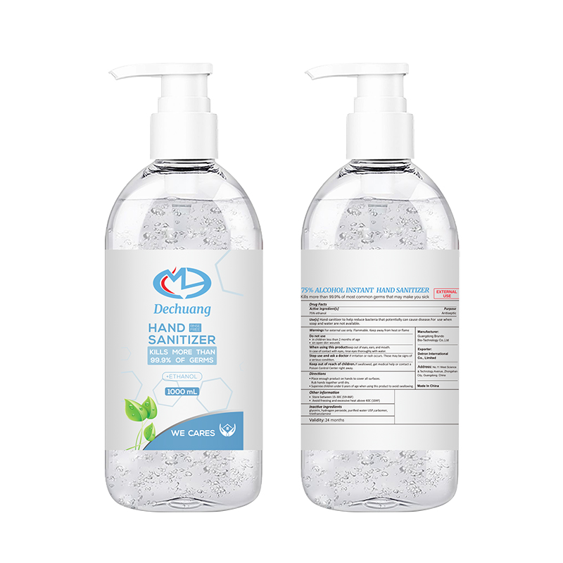 1000ml 75% Alcol Instant Hand Sanitizer Gel