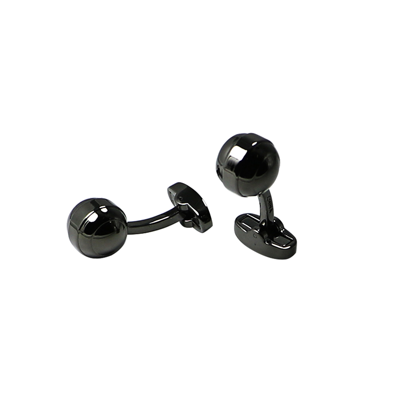 Gemelli a sfera personalizzati placcati canna di fucile