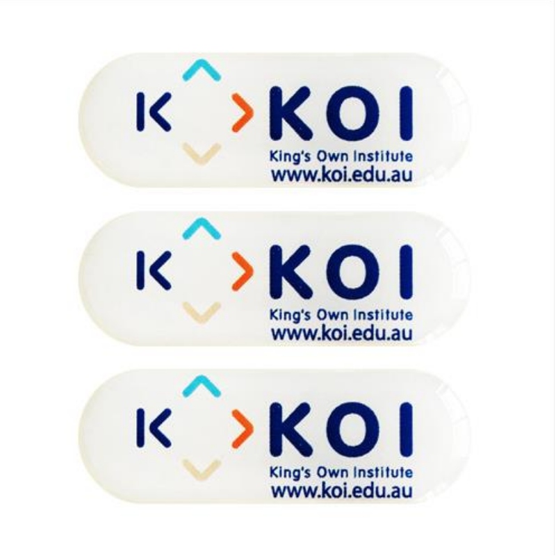 Fornire targhetta in plastica con goccia in plastica a goccia in PVC, adesivo trasparente per colla a goccia, logo personalizzato creativo con colla a goccia in acrilico