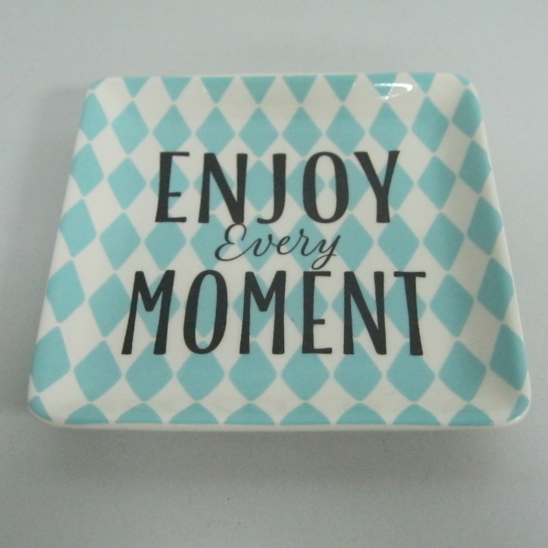 Fashion Promotional Ceramica Cena Plate Decoration Plate 4.5