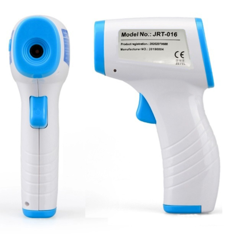 Pistola per termometro frontale digitale a infrarossi non connessa medica per adulto, per bambino, per febbre, con CE / FDA / FCC