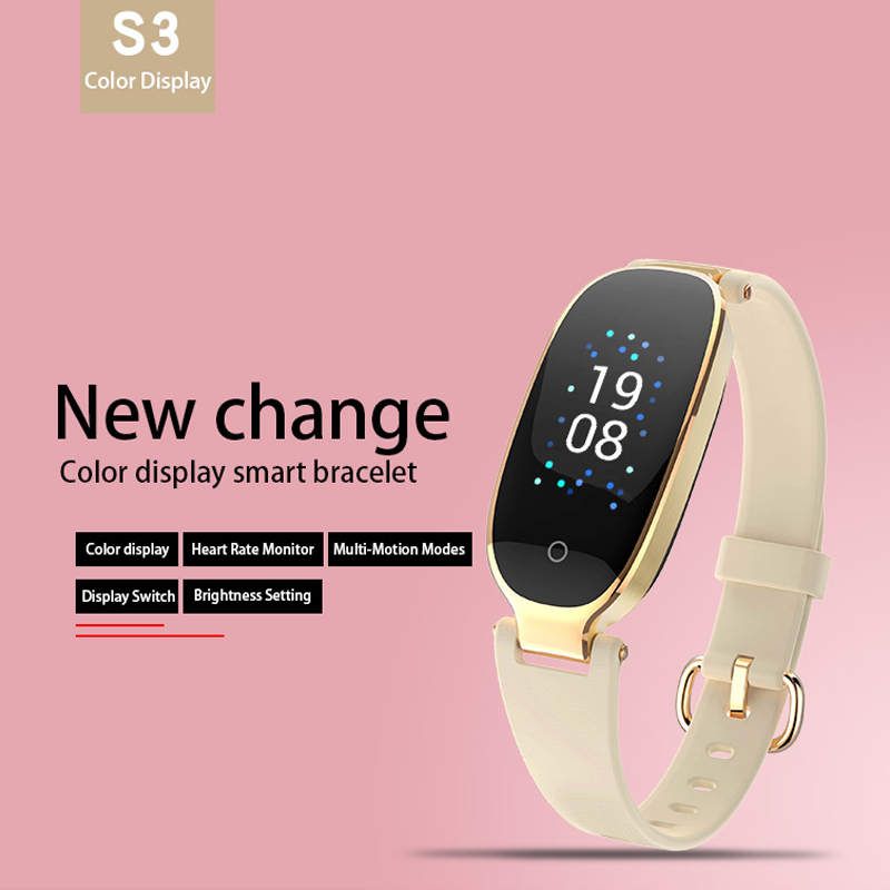 Smart Watches, Fitness Tracker with Heart Rate Monitor, Luminosità impostando Switch diverso interfaccia S3 (JYD619)