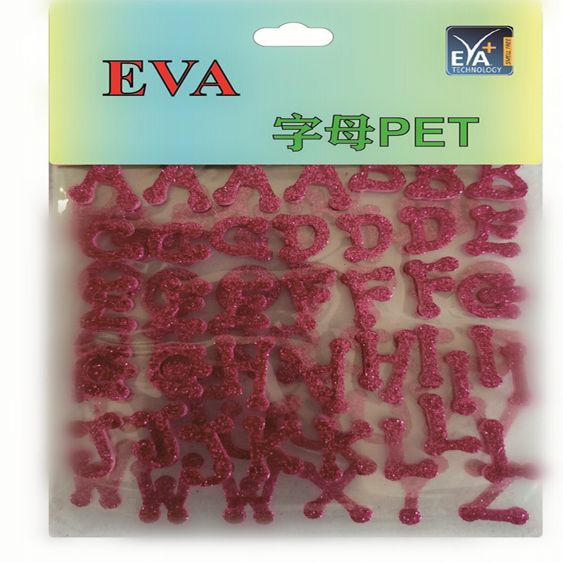 Foam stickers PET Foam Glitter PET