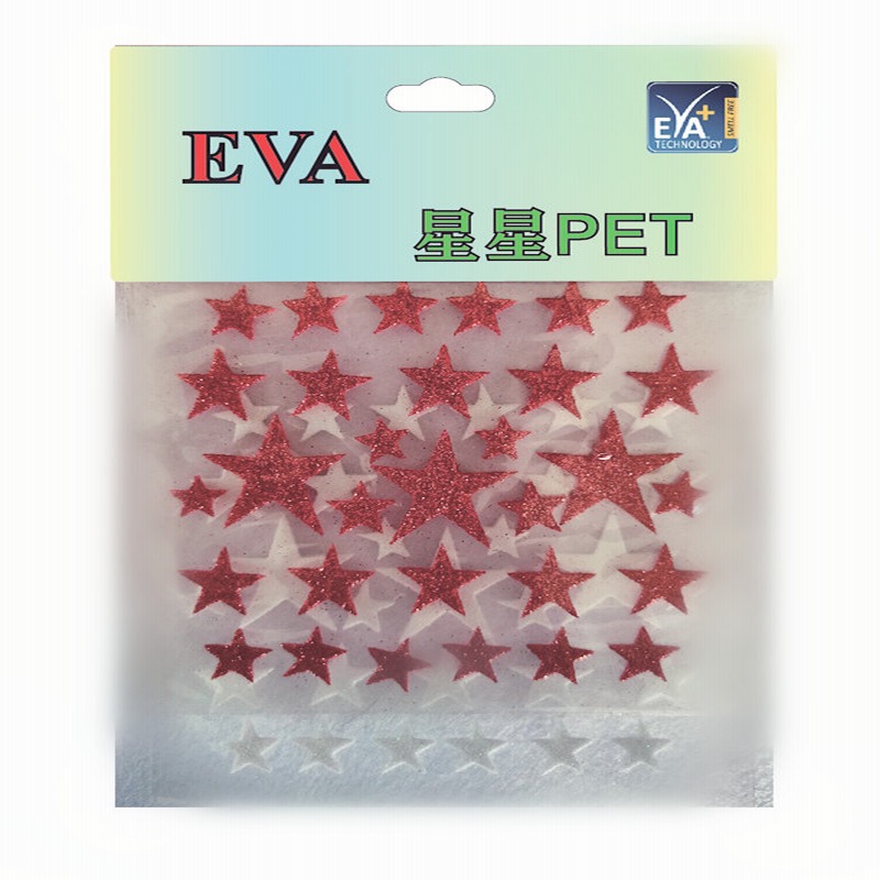 Foam star PET Foam stickers PET Foam Glitter PET