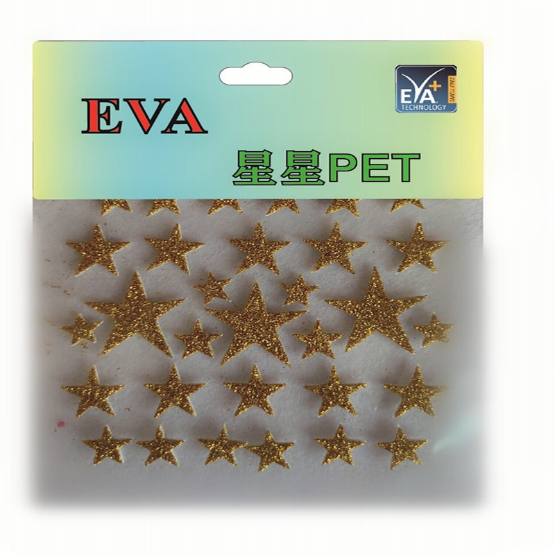 Foam star PET Foam stickers PET Foam Glitter PET